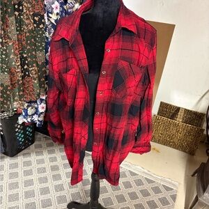 Red Plaid Women's Flannel